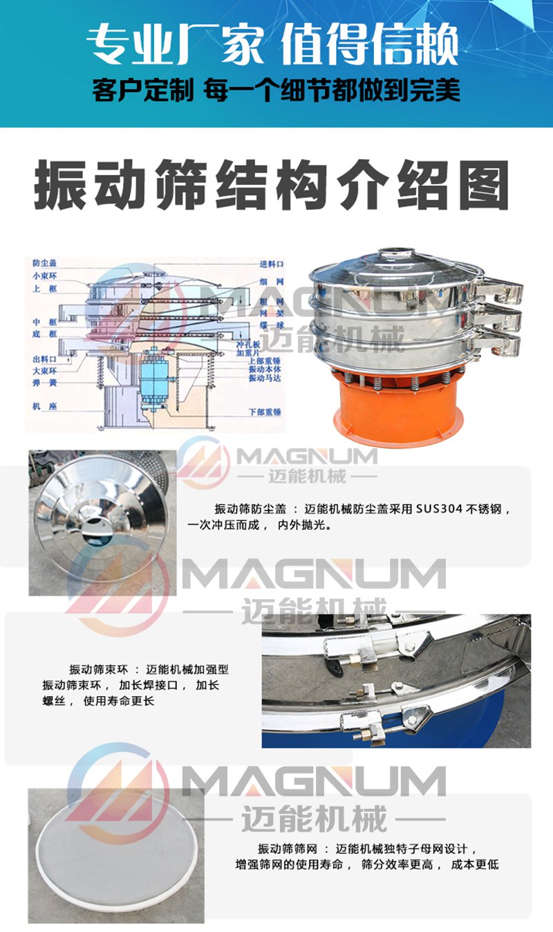廢水過濾振動篩細(xì)節(jié)圖