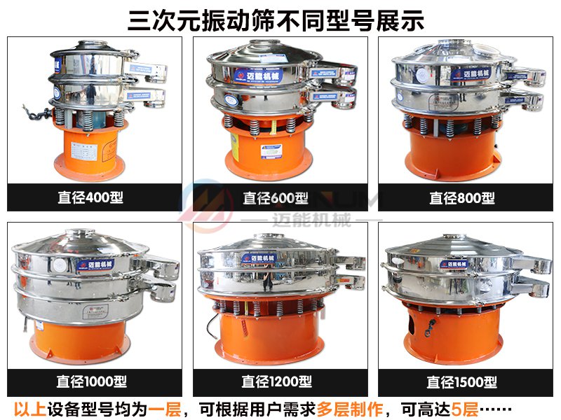 茴香振動(dòng)篩不同型號(hào)